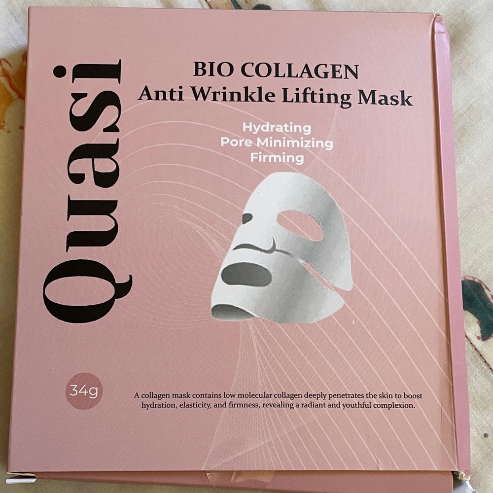 Pink Bio Collagen Anti Wrinkle Mask